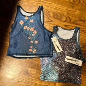 Teeki crop tops for gym or beach!